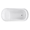 Aqua Eden 50.81 L, 28.56 W, Glossy White, Acrylic VTOV512925S - alternate 2